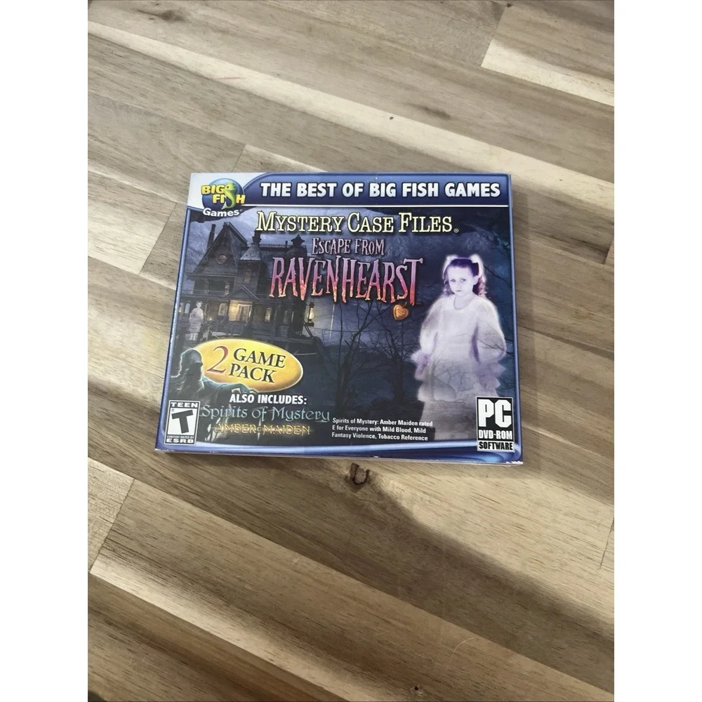 Big Fish Games Mystery Case Files: Escape from Ravenhearst PC Windows XP Vista 7